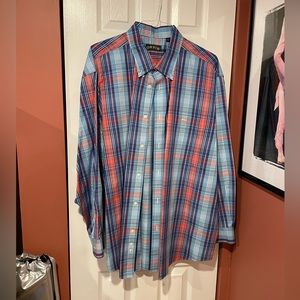 Beautiful Plaid Sport Shirt from Orvis, Size XXL